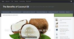 Desktop Screenshot of coconut-oil-benefits.net